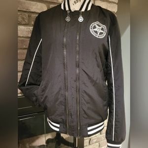 Blackcraft Cult bomber jacket pentagram, unisex SM, Baphomet, Double Zipper,